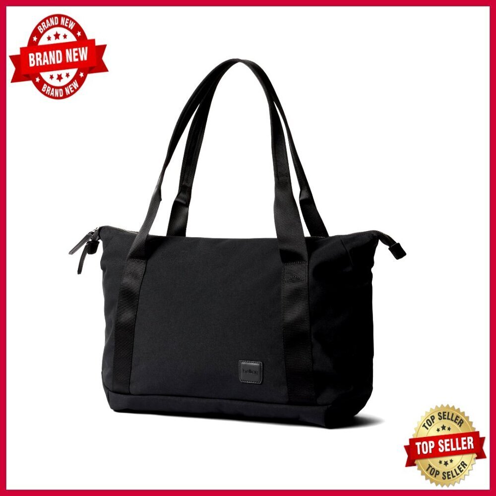Large Polyester Tote Bag with Luggage Pass-Through and Multiple Pockets